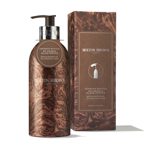 Molton Brown Re-charge Black Pepper Bath & Shower Gel Infinite Bottle