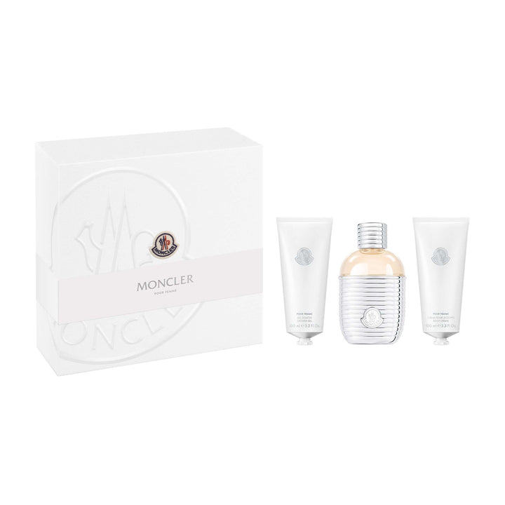 Moncler Pour Femme Coffret Eau de Parfum 100ml + Shower Gel 100ml + Body Cream 100ml | BY JOHN